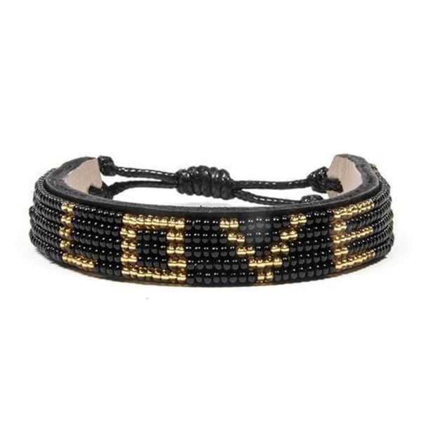LOVE Bracelet in Black & Gold - Regular